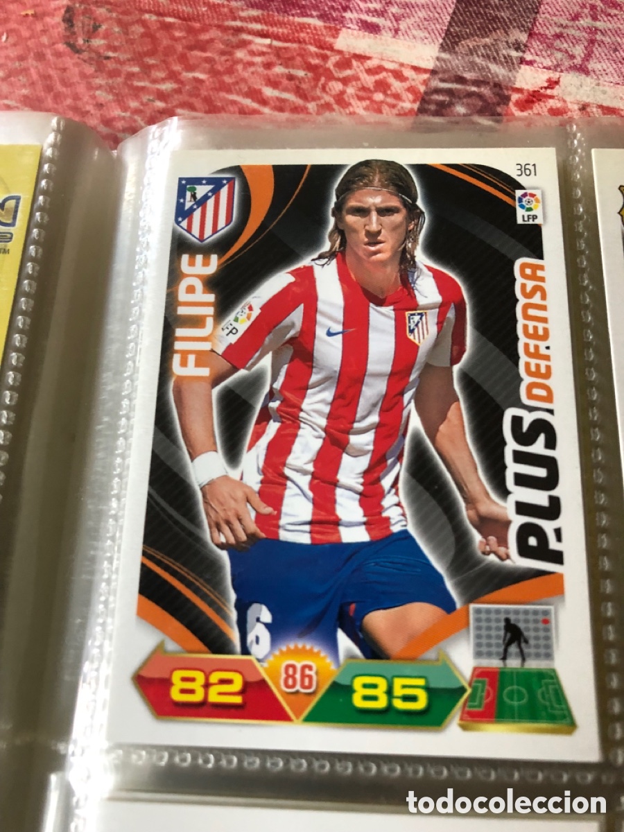 Cromos de f&uacute;tbol: FILIPE 361 AT MADRID ADRENALYN 2011 2012 CROMO FUTBOL 11 12 - A107 PG235 PLUS DEFENSA