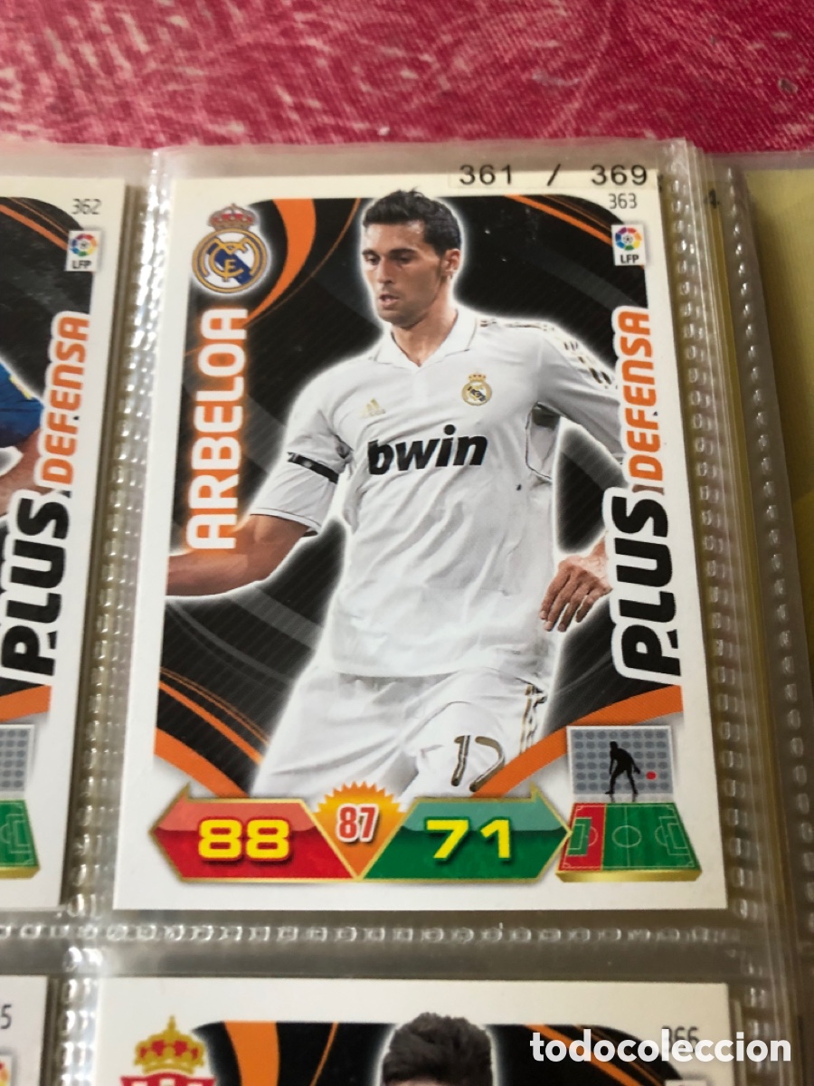 Cromos de f&uacute;tbol: ARBELOA PLUS DEFENSA #363 REAL MADRID - ADRENALYN XL LA LIGA BBVA 2011 2012 - PANINI 11 12 CROMO