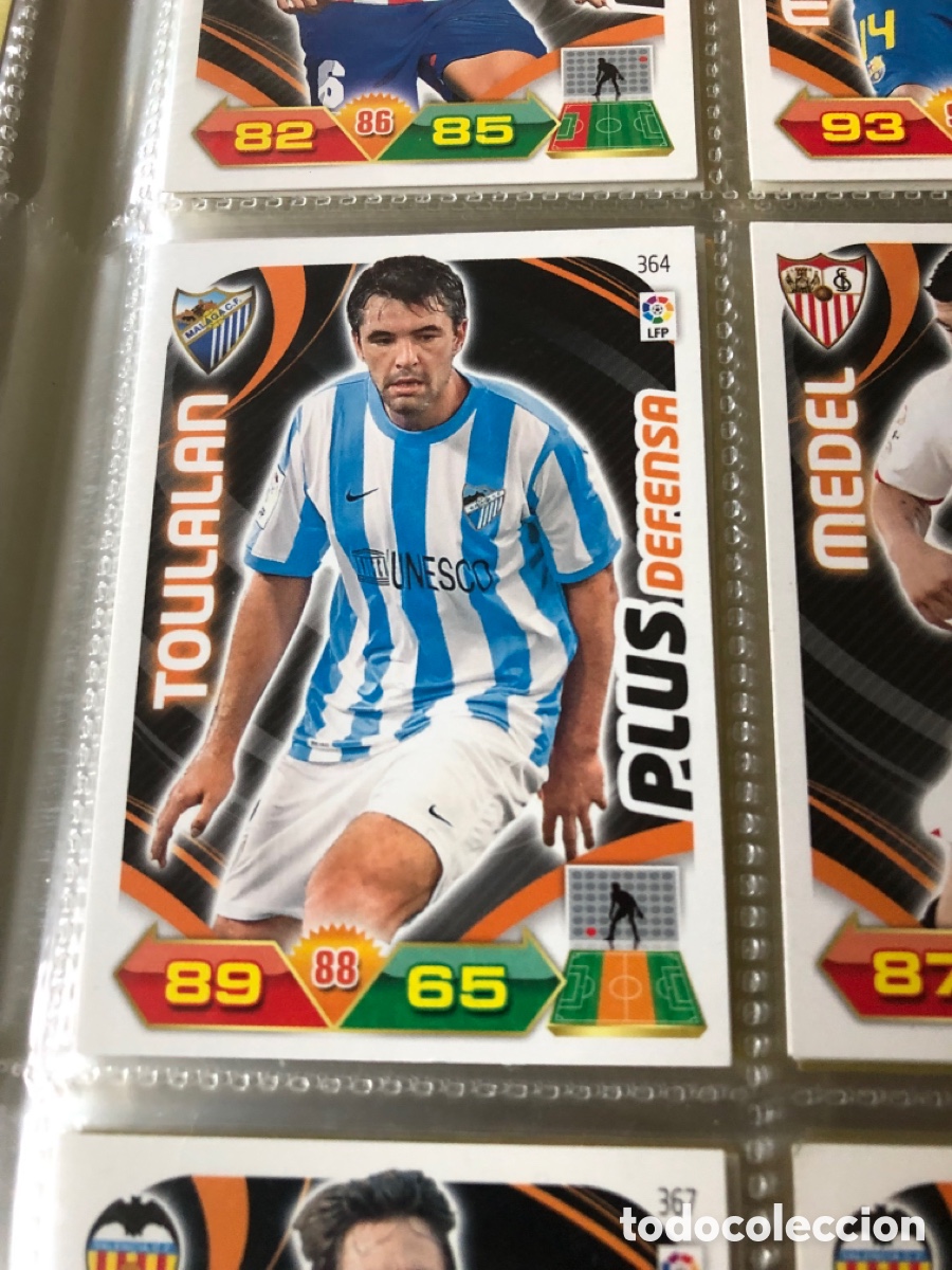 Cromos de f&uacute;tbol: 364 TOULALAN MALAGA PLUS DEFENSA PANINI LIGA ADRENALYN TEMPORADA 2011 2012 11 12 ALBUM N ESTE