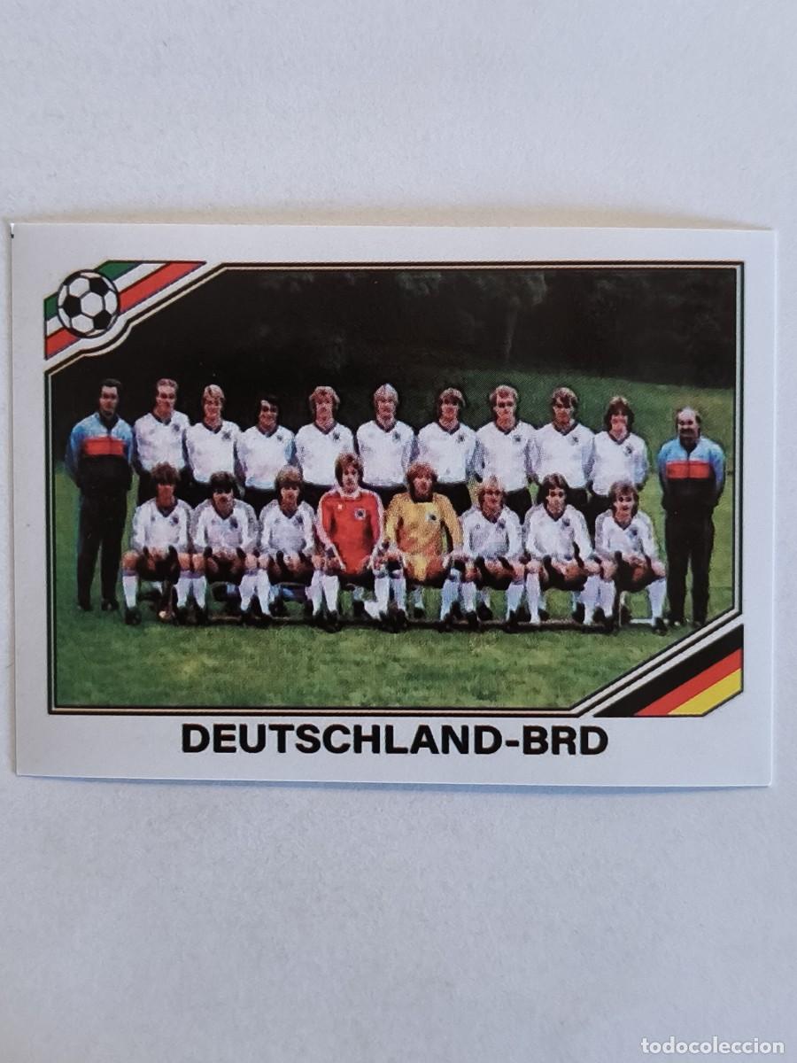 Cromos de f&uacute;tbol: #293 EQUIPO (ALEMANIA) MUNDIAL MEXICO 86 PANINI