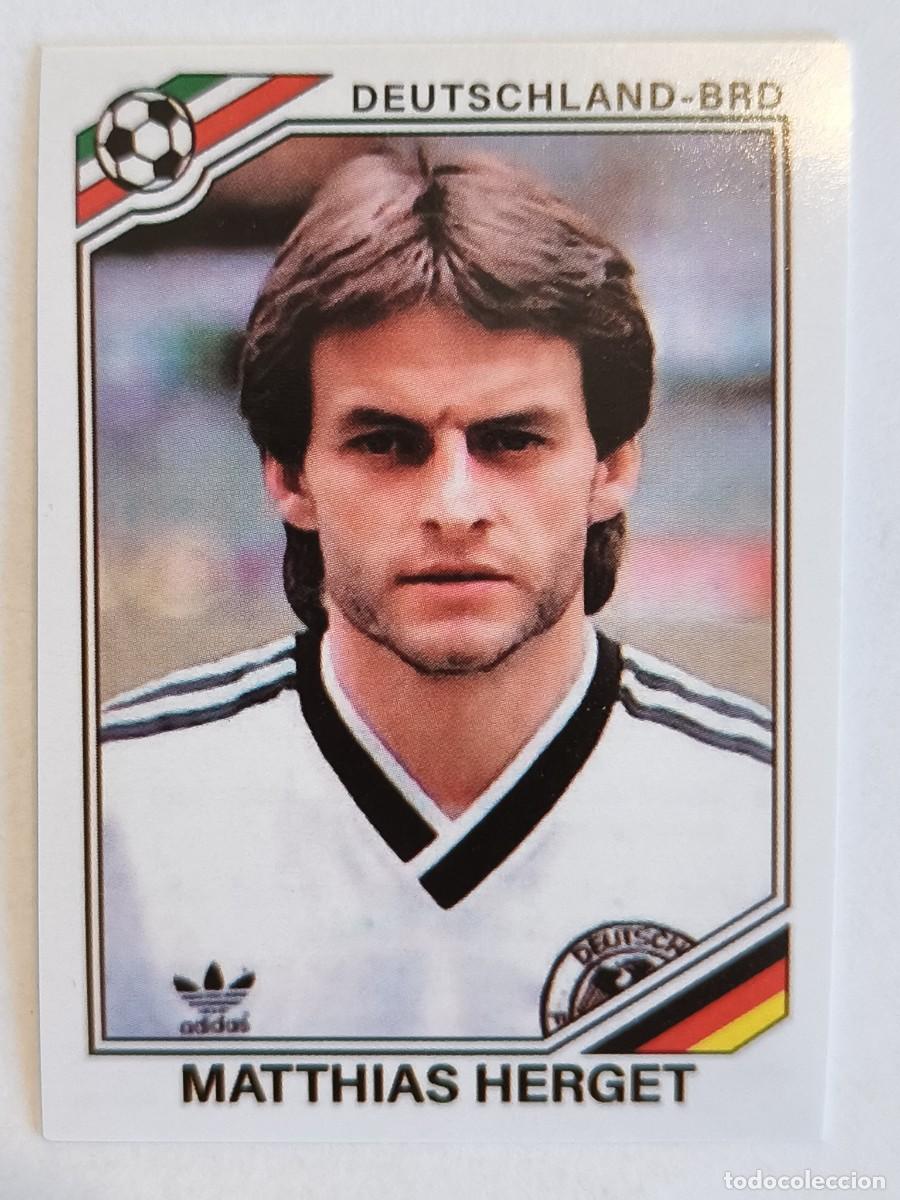 Cromos de f&uacute;tbol: #296 MATTHIAS HERGET (ALEMANIA) MUNDIAL MEXICO 86 PANINI