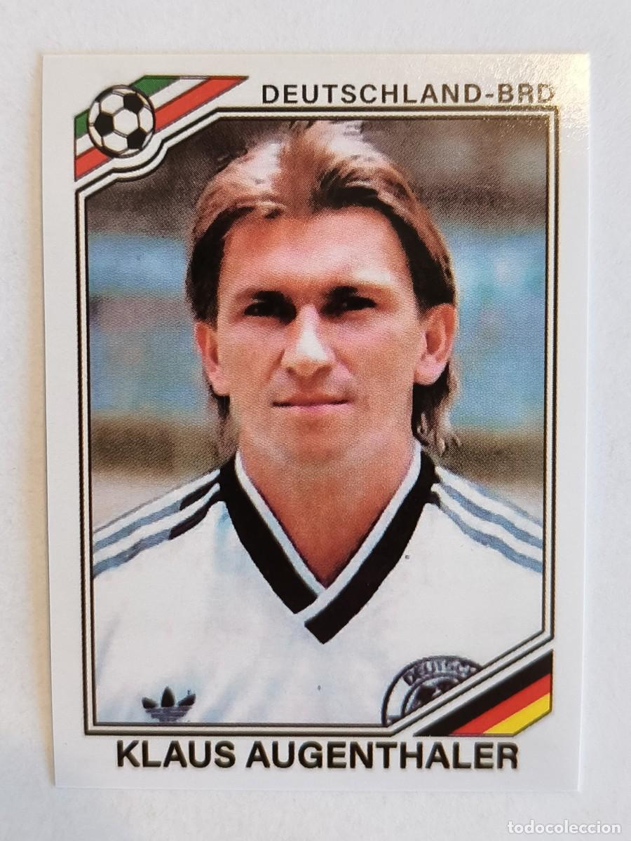 Cromos de f&uacute;tbol: #297 KLAUS AUGENTHALER (ALEMANIA) MUNDIAL MEXICO 86 PANINI