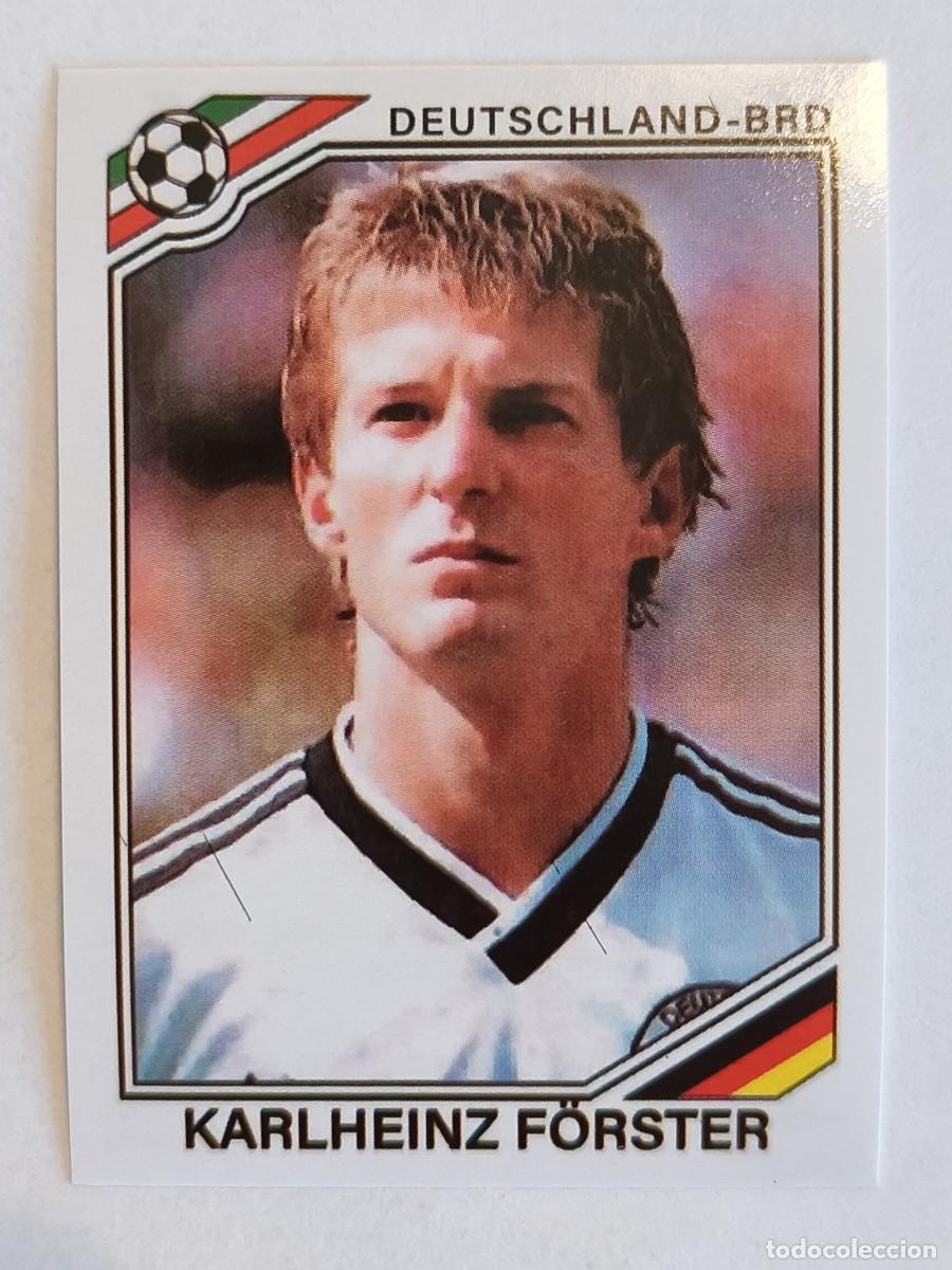 Cromos de f&uacute;tbol: #298 KARLHEINZ FORSTER (ALEMANIA) MUNDIAL MEXICO 86 PANINI