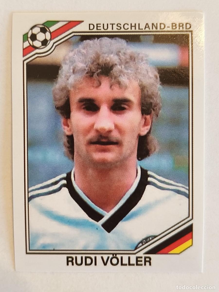 Cromos de f&uacute;tbol: #306 RUDI VOLLER (ALEMANIA) MUNDIAL MEXICO 86 PANINI
