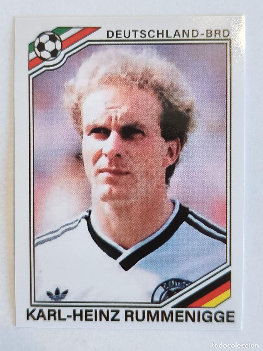 Cromos de f&uacute;tbol: #307 KARL-HEINZ RUMMENIGGE (ALEMANIA) MUNDIAL MEXICO 86 PANINI