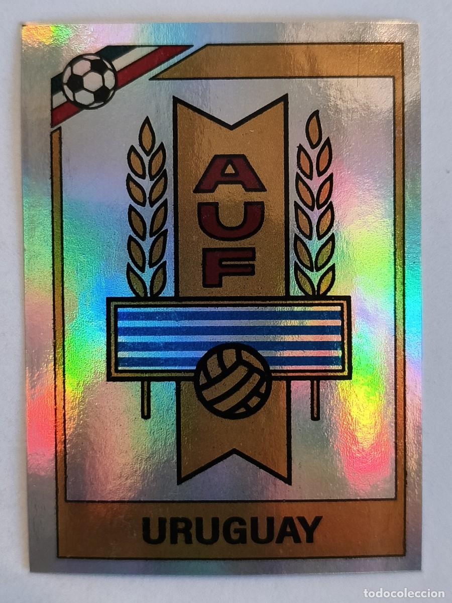 Cromos de f&uacute;tbol: #310 ESCUDO (URUGUAY) MUNDIAL MEXICO 86 PANINI
