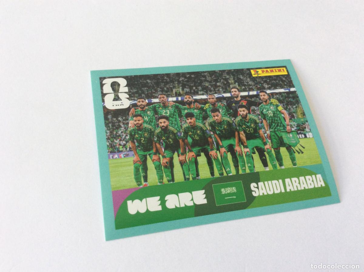 Cromos de f&uacute;tbol: KSA13 KSA 13 Equipo Arabia Saud&iacute; Sticker Cromo FIFA World Cup 2026 26 Panini Mundial