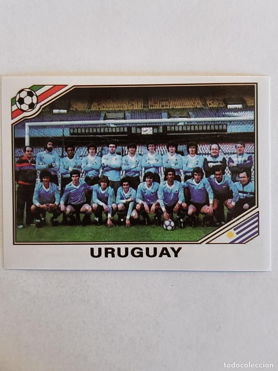 Cromos de f&uacute;tbol: #311 EQUIPO (URUGUAY) MUNDIAL MEXICO 86 PANINI