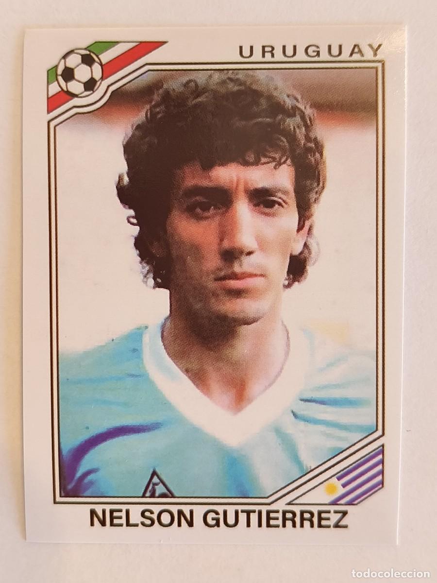 Cromos de f&uacute;tbol: #314 NELSON GUTIERREZ (URUGUAY) MUNDIAL MEXICO 86 PANINI