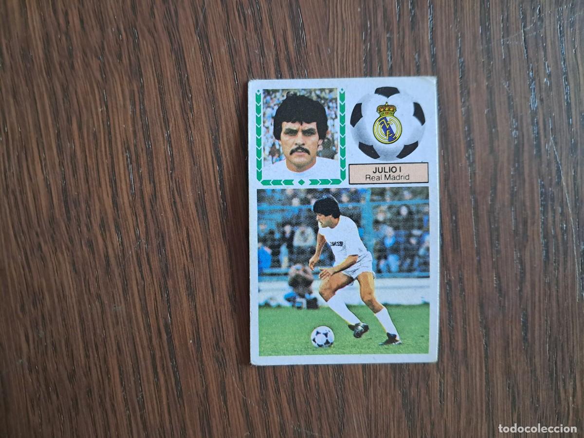 Cromos de Futebol: cromo de futbol, edic. Este 83-84, Julio I, Real Madrid, &uacute;ltimos fichajes n&ordm; 4. sin pegar. versi&oacute;n 1