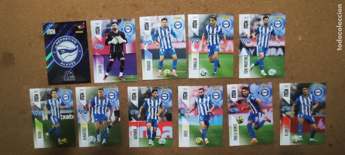 Football Stickers: MECAGRACKS 26/27 LOTE 11 CARTAS DEL ALAVES # PANINI