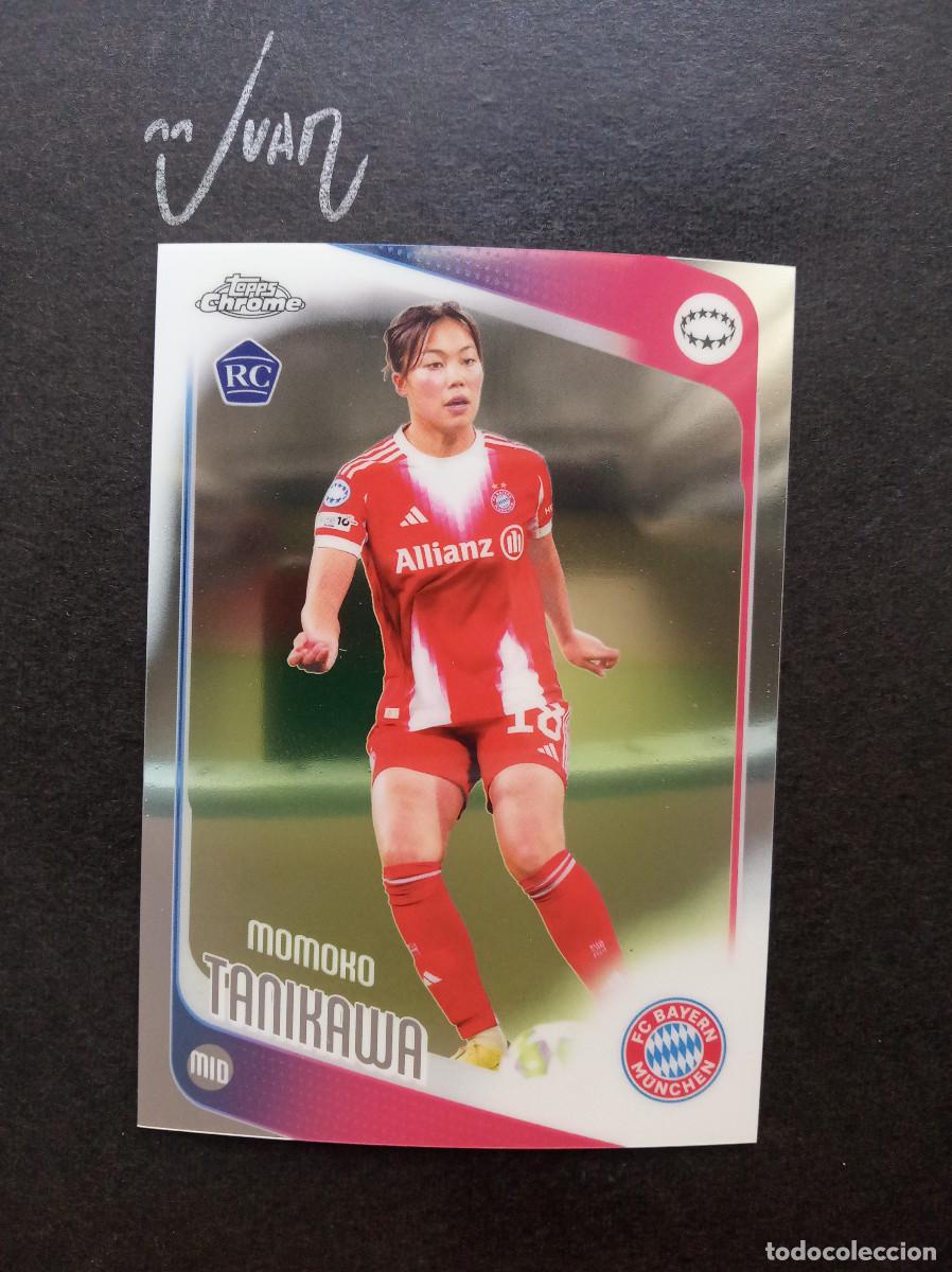 Cromos de Futebol: N&ordm; 13 ROOKIE TANIKAWA BAYER MUNICH JAPON JAPAN ⚽ TOPPS &reg; CHROME WOMEN CHAMPIONS 2025 2026 25 26