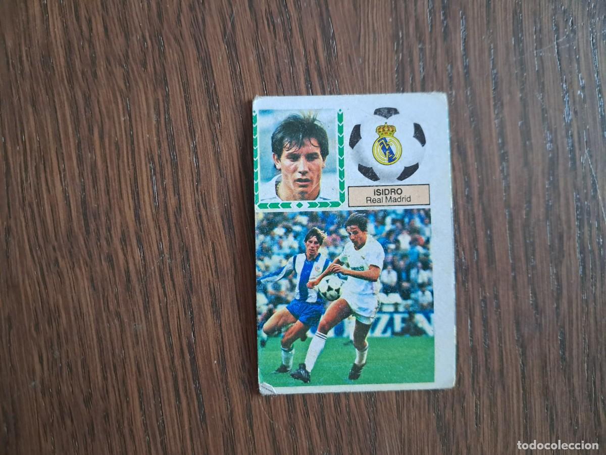 Football Stickers: cromo de futbol, edic. Este 83-84, Isidro, Real Madrid. sin pegar.