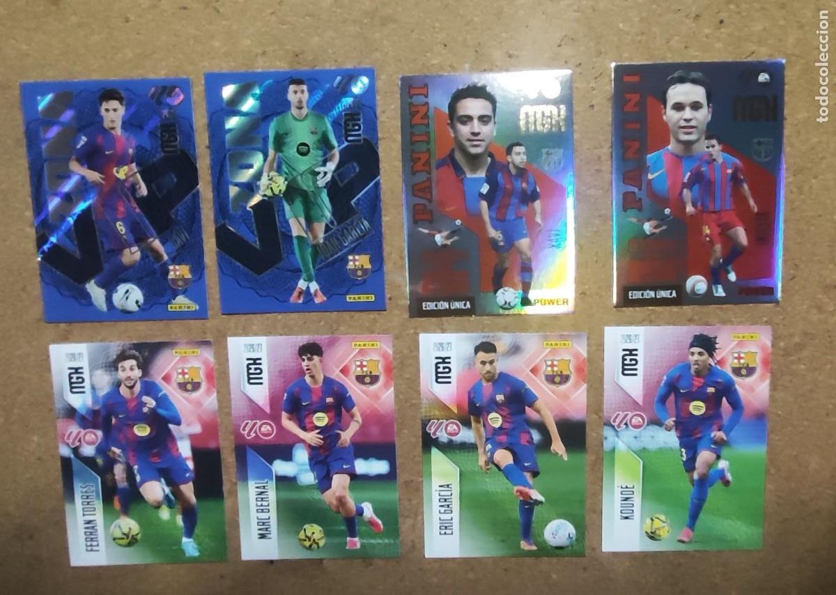 MECAGRACKS 26/27 LOTE 8 CARTAS DEL FC BARCELONA CON ESPECIALES # PANINI
