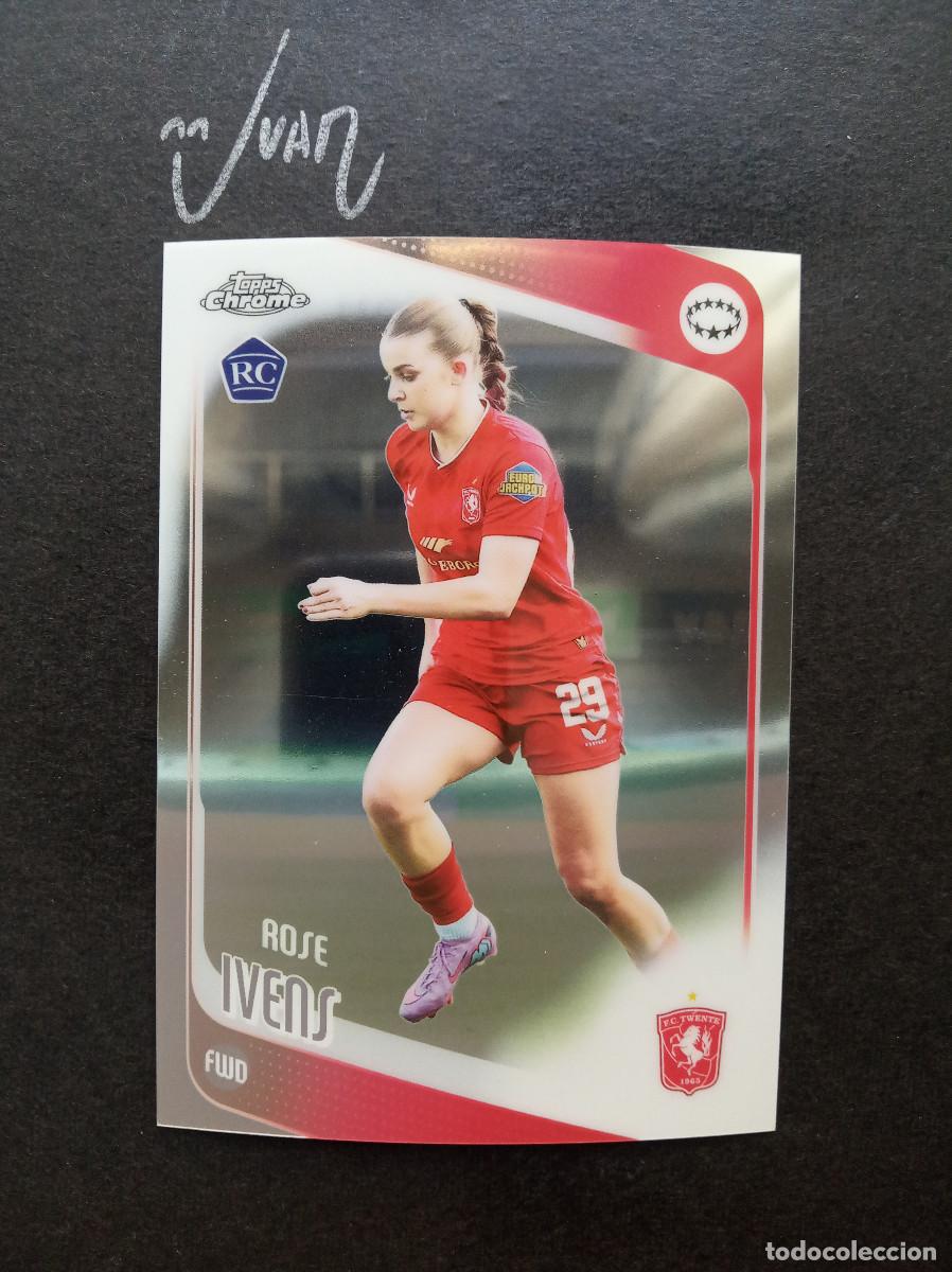 Cromos de f&uacute;tbol: N&ordm; 73 ROOKIE ROSE IVENS FC TWENTE NETHERLANDS ⚽ TOPPS &reg; CHROME WOMEN CHAMPIONS 2025 2026 25 26 NUEVO