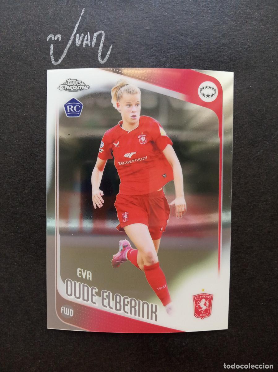 Cromos de f&uacute;tbol: N&ordm; 56 ROOKIE ELBERINK FC TWENTE NETHERLANDS ⚽ TOPPS &reg; CHROME WOMEN CHAMPIONS 2025 2026 25 26 NUEVO