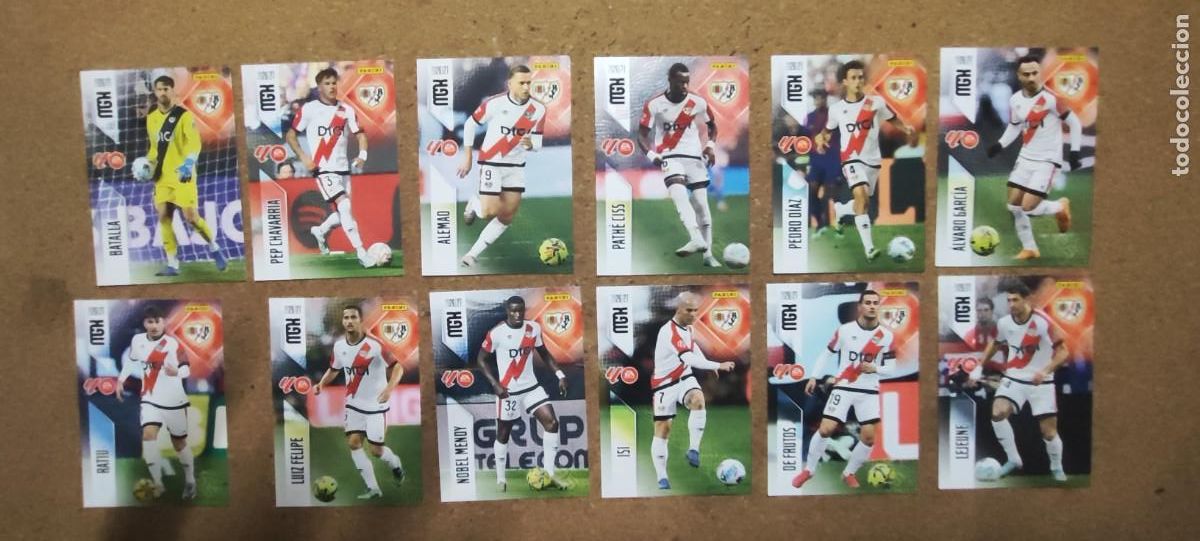 MECAGRACKS 26/27 LOTE 12 CARTAS DEL RAYO VALLECANO # PANINI