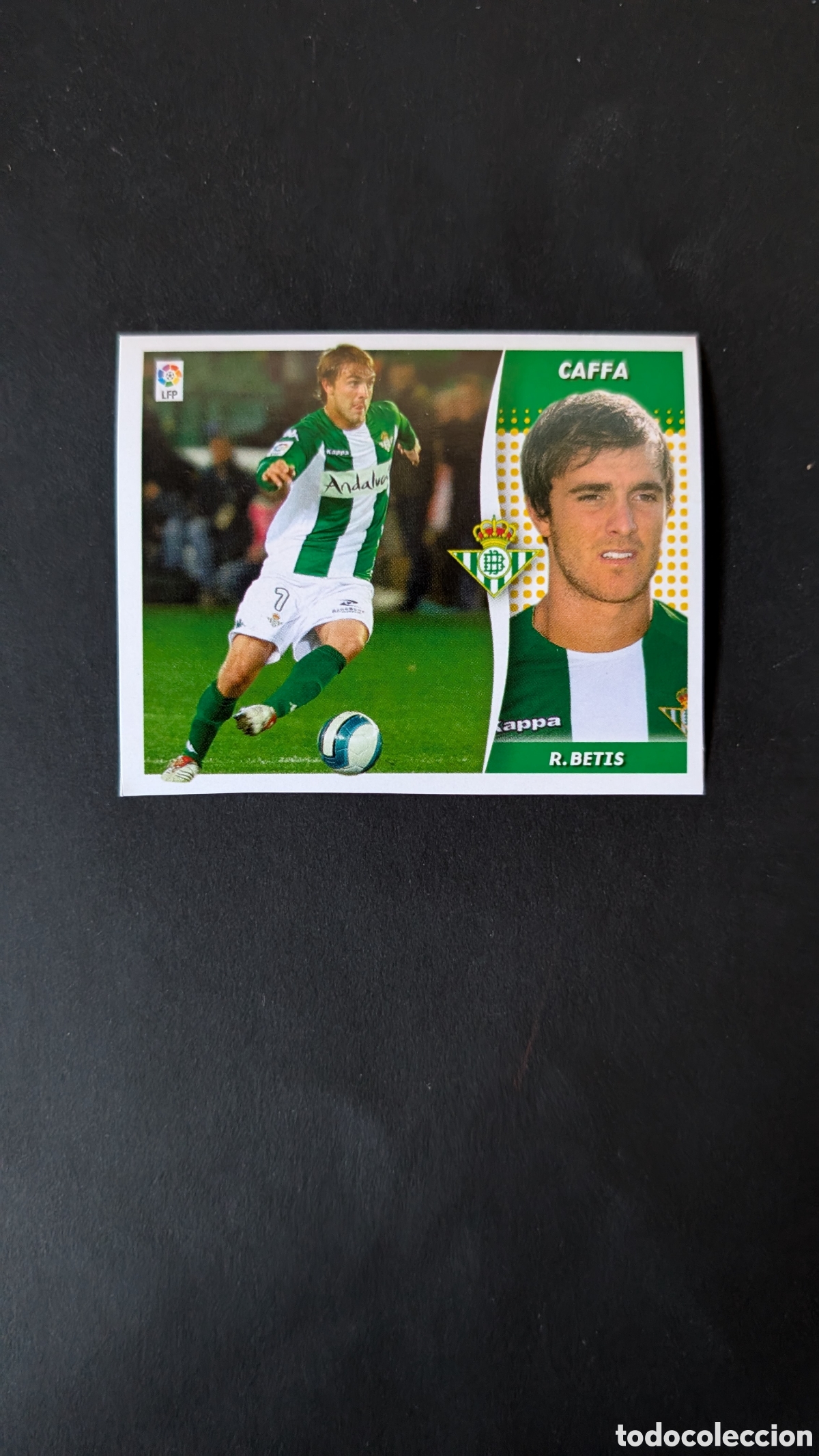 Cromos de f&uacute;tbol: CAFFA BETIS MERCADO INVIERNO LIGA ESTE 2006/07 06 07 NUNCA PEGADO SIN PEGAR