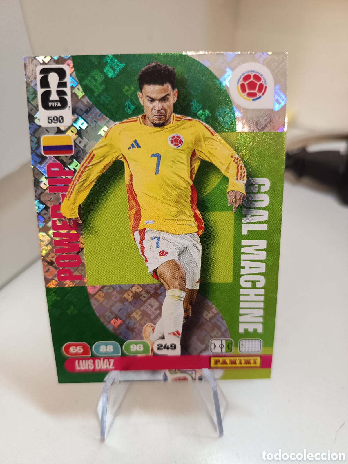 Cromos de f&uacute;tbol: 590 LUIS DIAZ ADRENALYN WORLD CUP 2026 MUNDIAL
