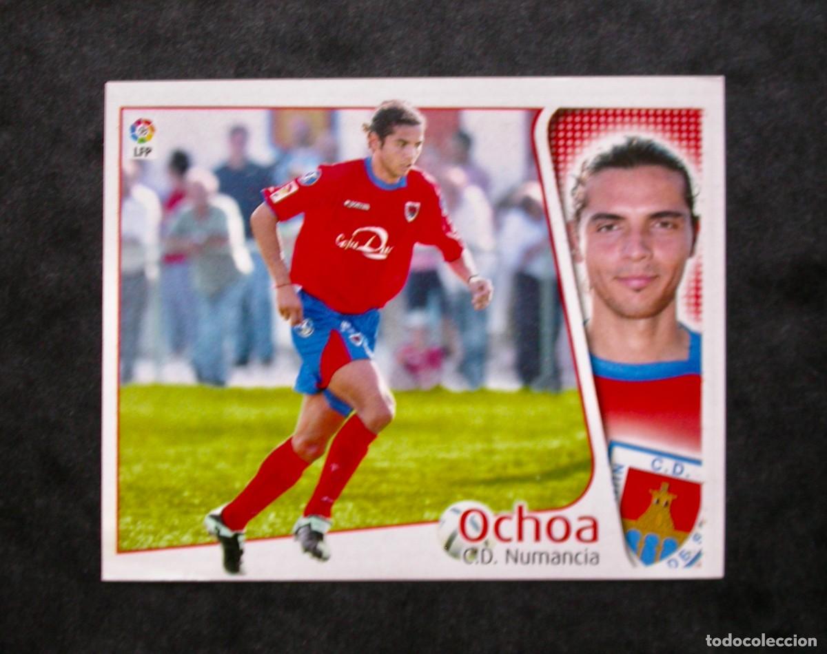Cromos de Futebol: OCHOA / NUMANCIA / EDICIONES ESTE LIGA 2004-2005 04-05 / NUNCA PEGADO