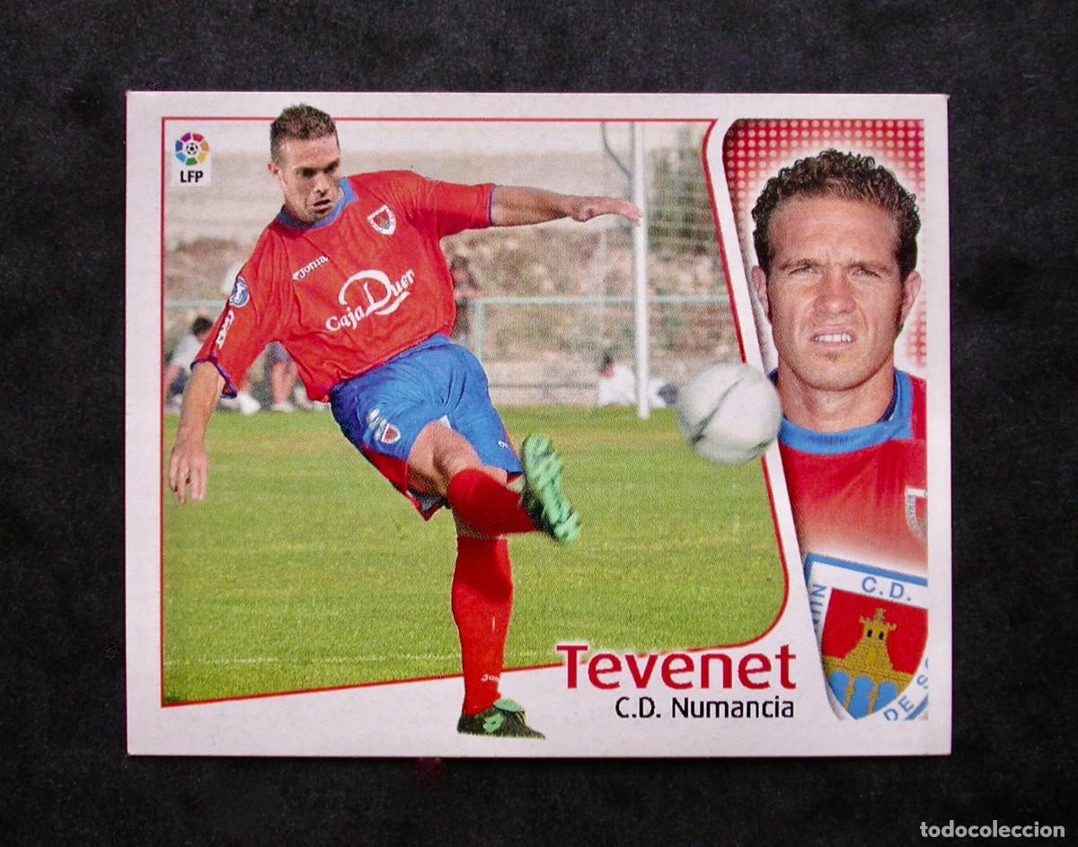 Football Stickers: TEVENET / NUMANCIA / EDICIONES ESTE LIGA 2004-2005 04-05 / NUNCA PEGADO