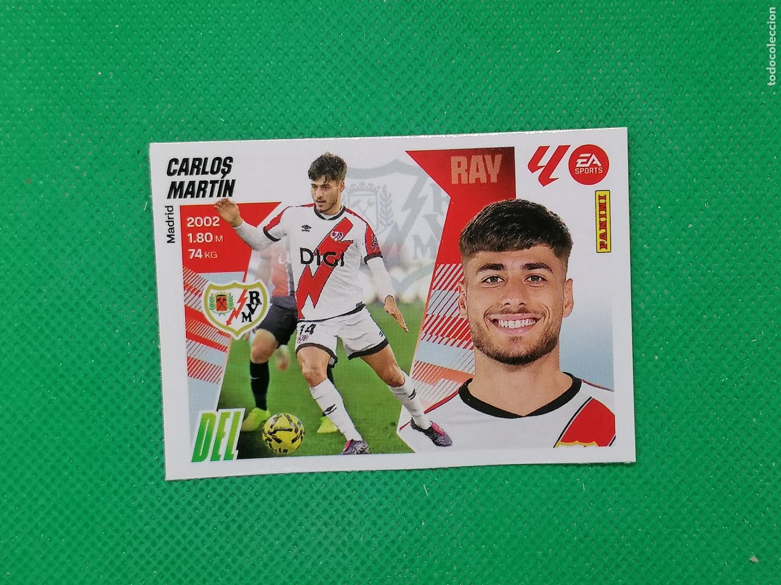Football Stickers: 29 CARLOS MARTIN RAYO VALLECANO MERCADO INVIERNO ⚽ PANINI LIGA ESTE 25 26 2025 2026 ⚽