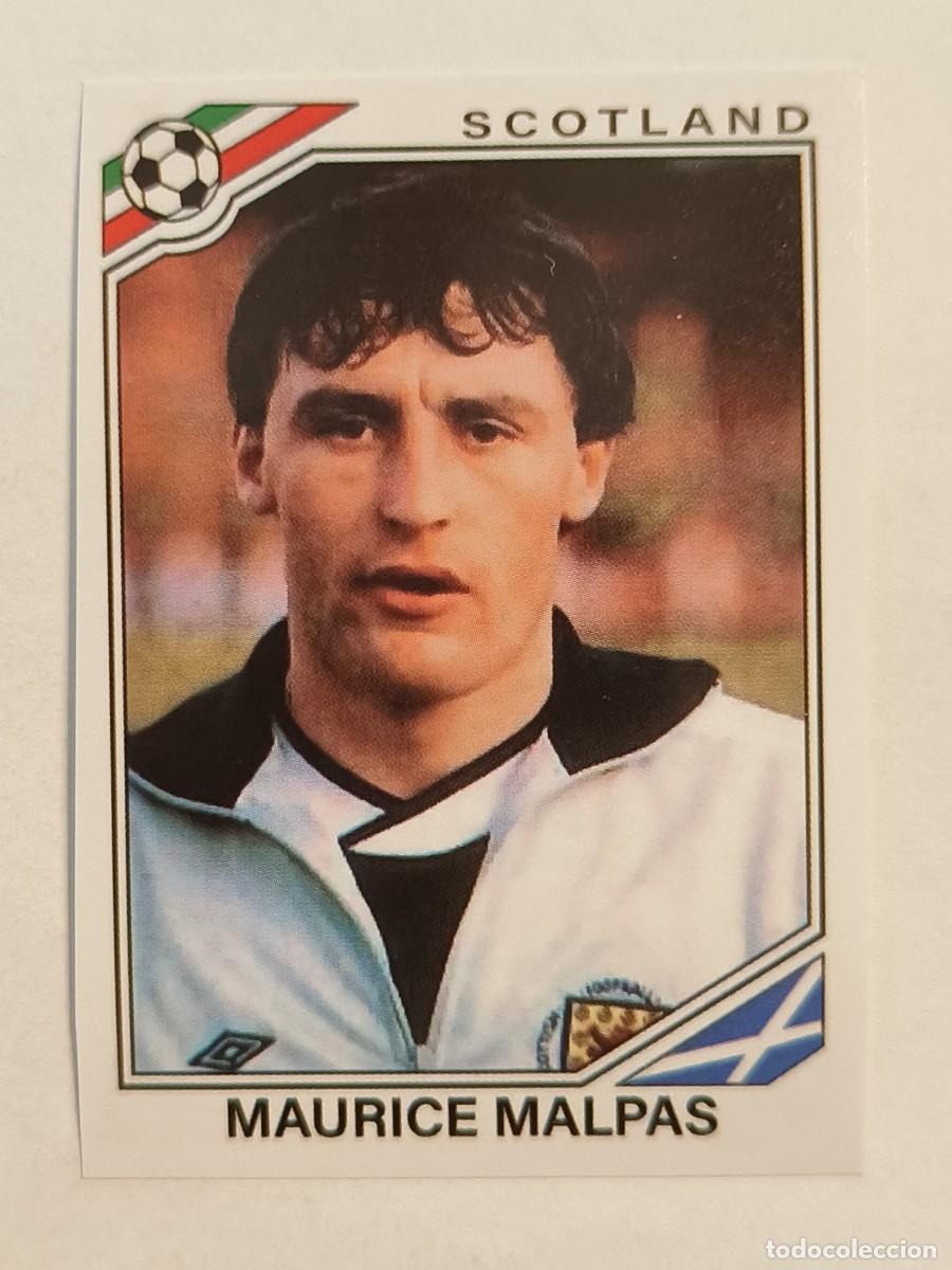Football Stickers: #334 MAURICE MALPAS (ESCOCIA) MUNDIAL MEXICO 86 PANINI
