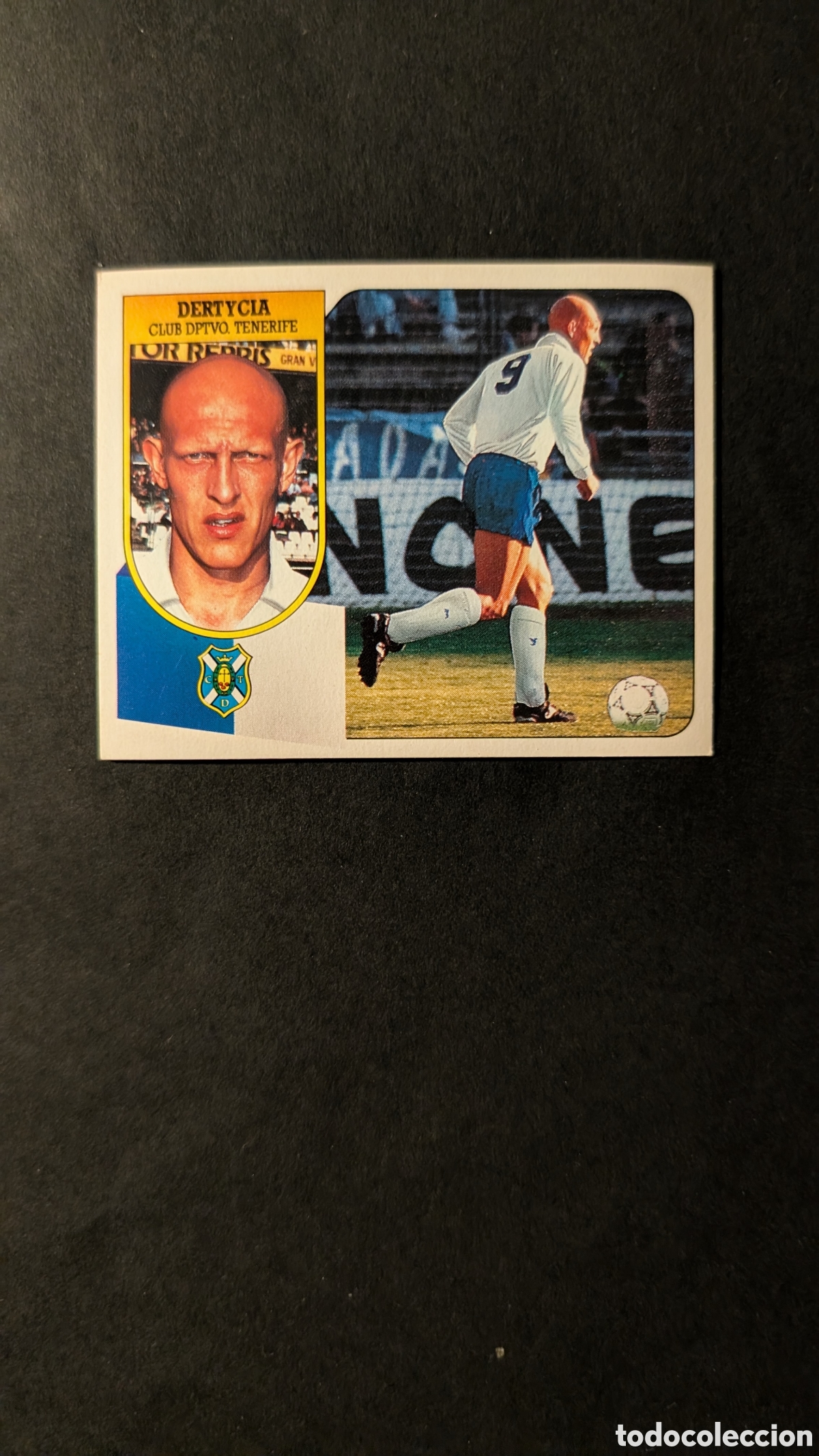 Football Stickers: DERTYCIA TENERIFE COLOCA LIGA ESTE 1991/92 91 92 CARTON NUNCA PEGADO SIN PEGAR