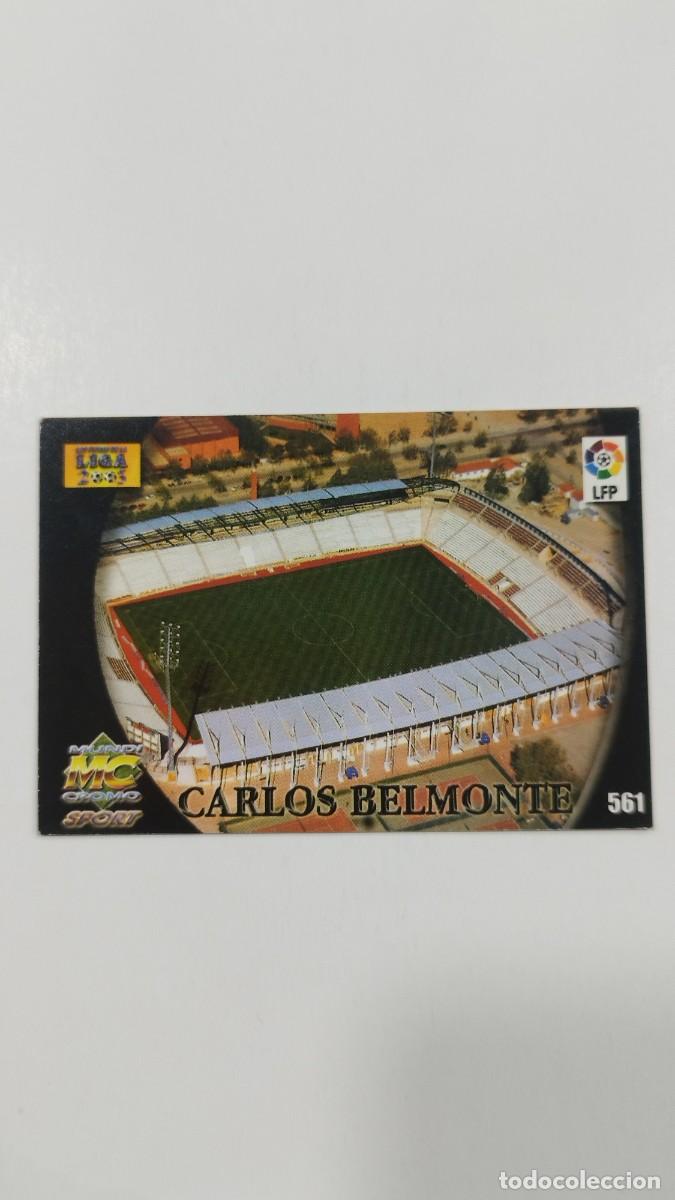 Cromos de f&uacute;tbol: LAS FICHAS DE LA LIGA 2003 - CARLOS BELMONTE - ALBACETE B. (2&ordf; DIVISION)