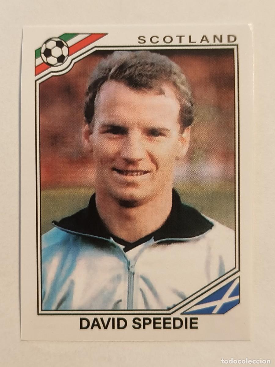 Football Stickers: #340 DAVID SPEEDIE (ESCOCIA) MUNDIAL MEXICO 86 PANINI