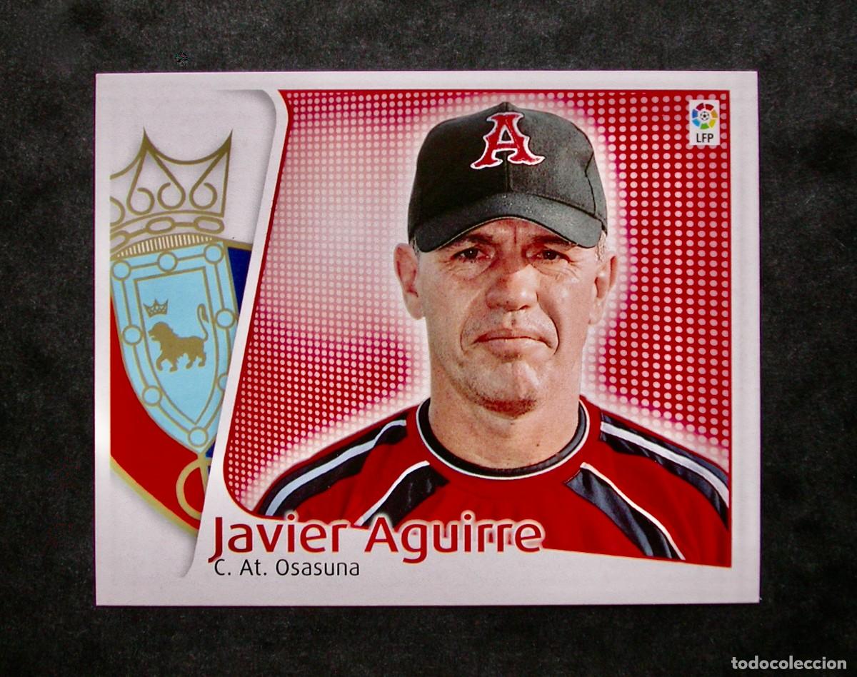 Football Stickers: JAVIER AGUIRRE / OSASUNA / EDICIONES ESTE LIGA 2004-2005 04-05 / NUNCA PEGADO