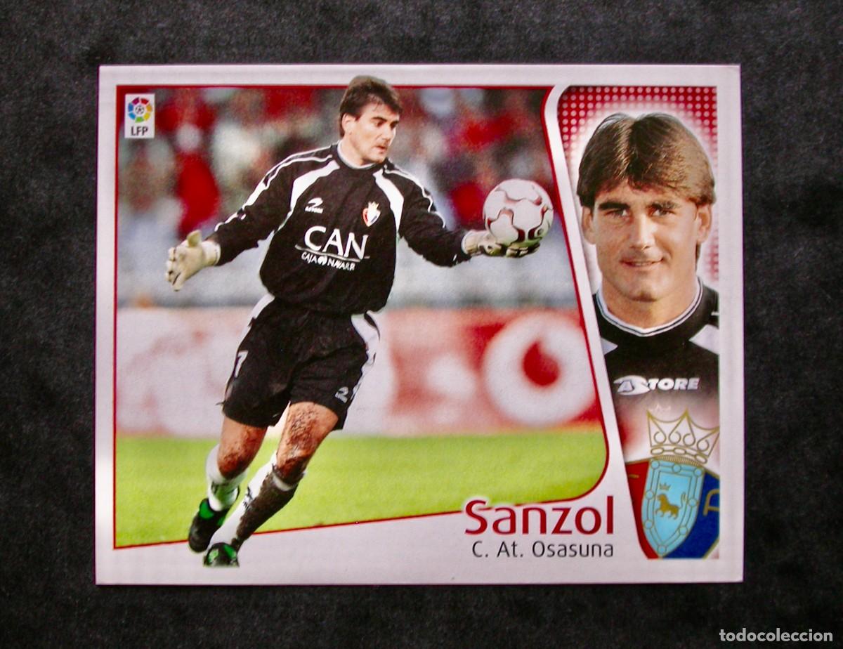 Cromos de f&uacute;tbol: SANZOL / OSASUNA / EDICIONES ESTE LIGA 2004-2005 04-05 / NUNCA PEGADO