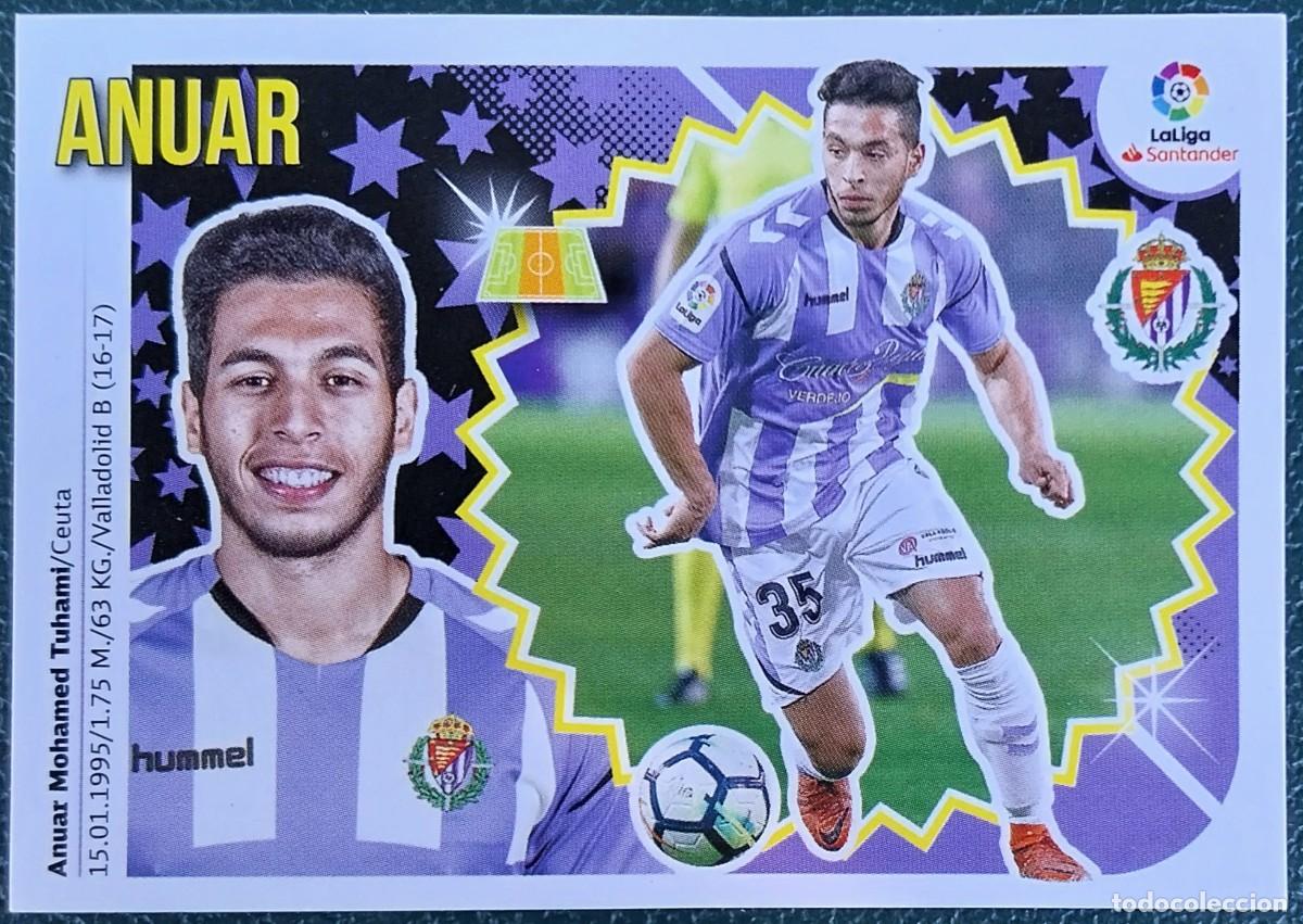 Cromos de f&uacute;tbol: 10A / 10 A ANUAR REAL VALLADOLID CROMOS ALBUM EDICIONES ESTE 2018 2019 18 19