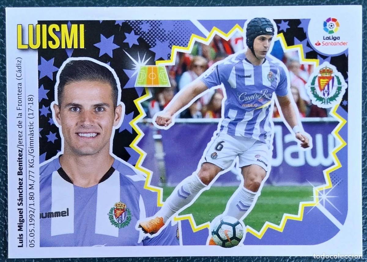 Cromos de f&uacute;tbol: 10B / 10 B LUISMI REAL VALLADOLID CROMOS ALBUM EDICIONES ESTE 2018 2019 18 19