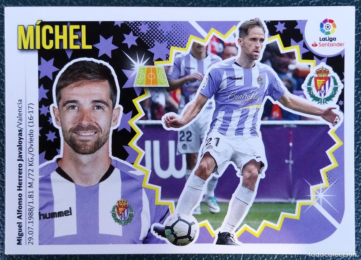 Cromos de f&uacute;tbol: 11 MICHEL REAL VALLADOLID CROMOS ALBUM EDICIONES ESTE 2018 2019 18 19