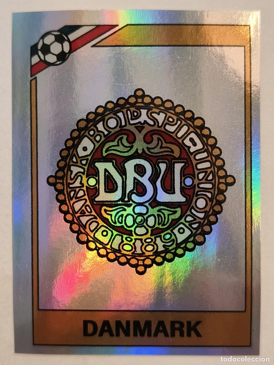 Cromos de f&uacute;tbol: #346 ESCUDO (DINAMARCA) MUNDIAL MEXICO 86 PANINI