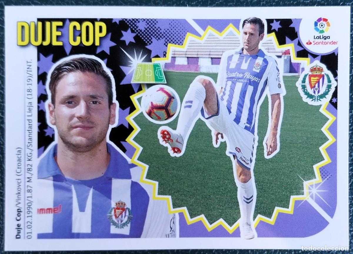 Cromos de f&uacute;tbol: 14B / 14 B DUJE COP REAL VALLADOLID CROMOS ALBUM EDICIONES ESTE 2018 2019 18 19