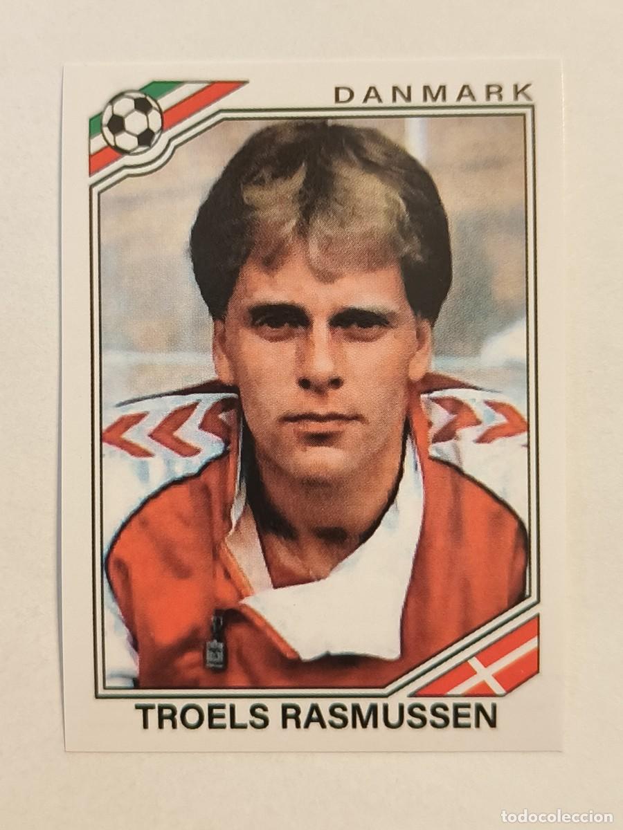 Fu&szlig;ball-Sticker: #348 TROELS RASMUSSEN (DINAMARCA) MUNDIAL MEXICO 86 PANINI