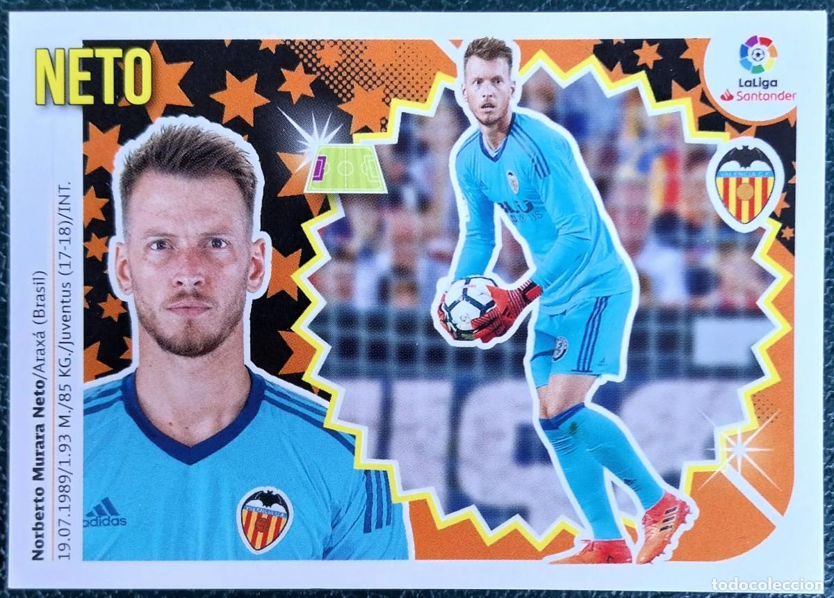 Fu&szlig;ball-Sticker: 1 NETO VALENCIA CF CROMOS ALBUM EDICIONES ESTE 2018 2019 18 19