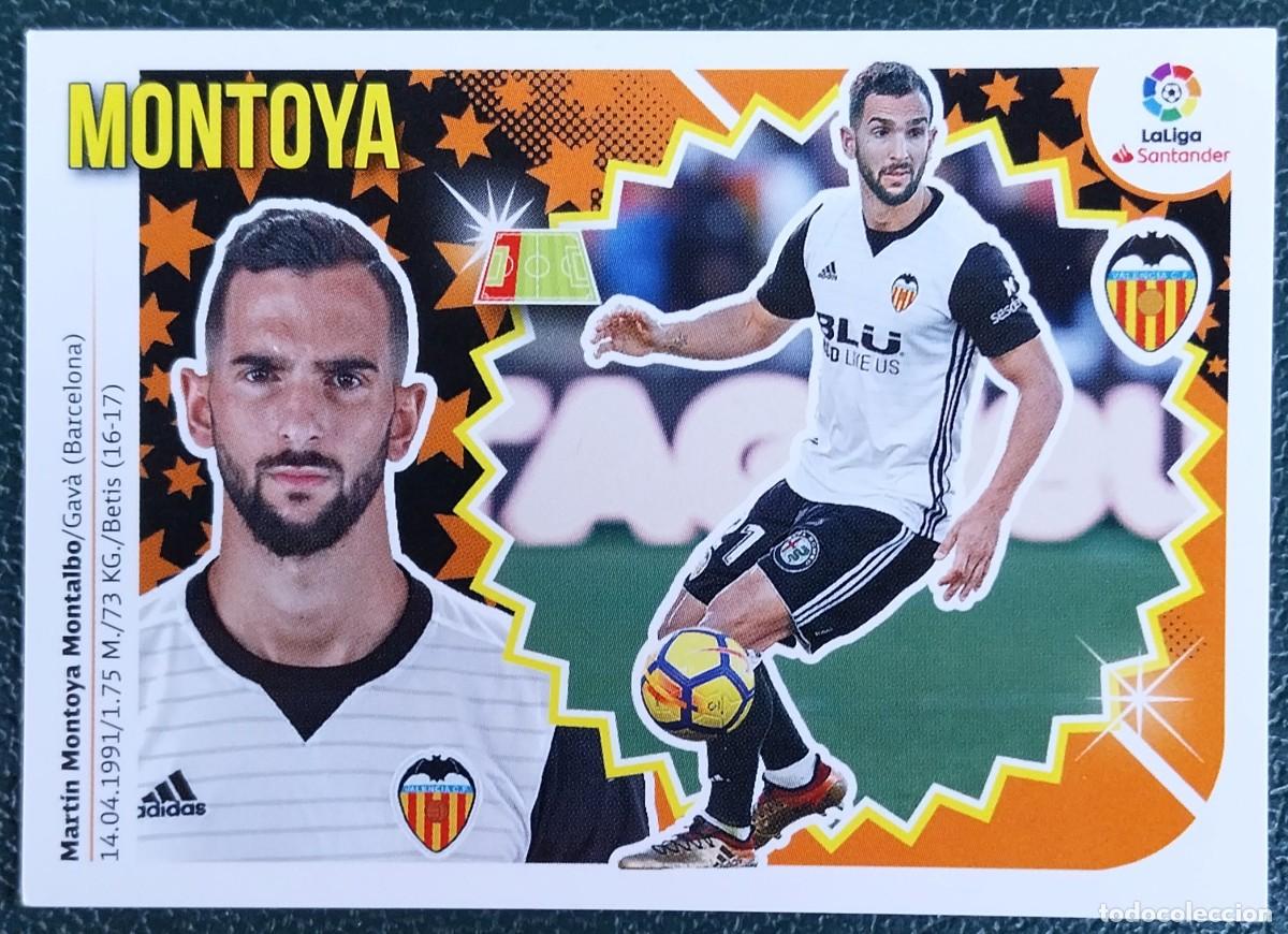 Football Stickers: 3A / 3 A MONTOYA VALENCIA CF CROMOS ALBUM EDICIONES ESTE 2018 2019 18 19