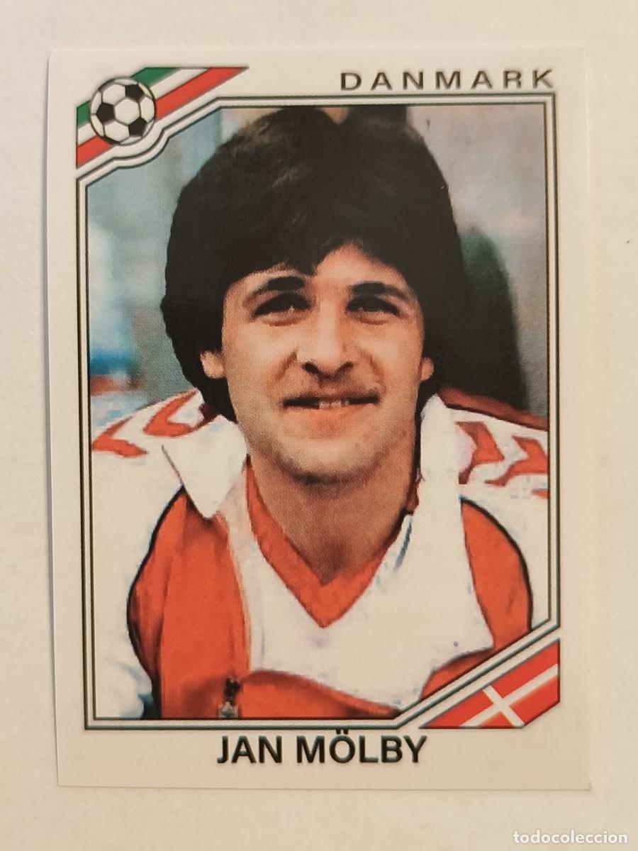 Fu&szlig;ball-Sticker: #353 JAN MOLBY (DINAMARCA) MUNDIAL MEXICO 86 PANINI