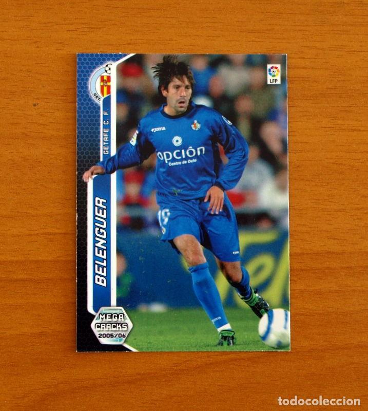 Football Stickers: Getafe -N&ordm; 166 Belenguer -Megacracks Las Fichas Liga 2005-2006-05-06 Mega Cracks Panini