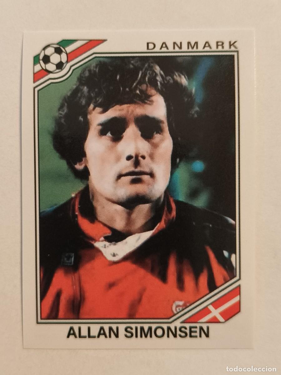Cromos de f&uacute;tbol: #358 ALLAN SIMONSEN (DINAMARCA) MUNDIAL MEXICO 86 PANINI
