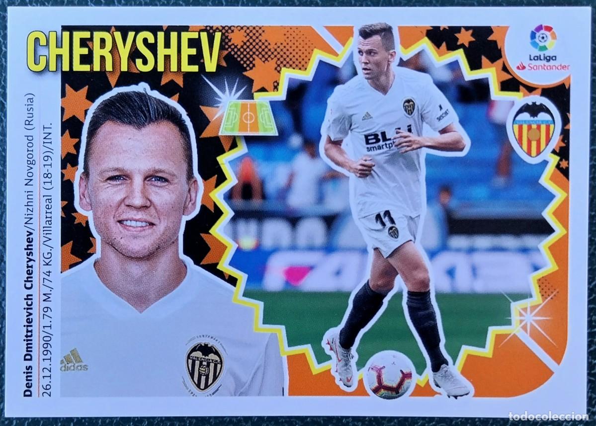 Cromos de f&uacute;tbol: 10 BIS CHERYSHEV VALENCIA CF COLOCA CROMOS ALBUM EDICIONES ESTE 2018 2019 18 19