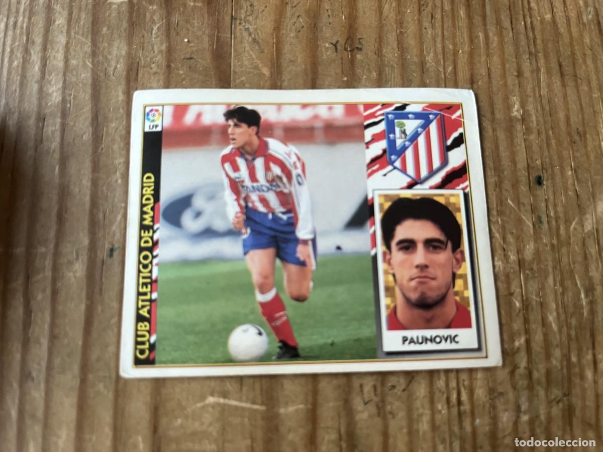 Cromos de f&uacute;tbol: CROMO SIN PEGAR NUNCA PEGADO ALBUM LIGA ESTE 97 98 1997 1998 ATLETICO MADRID PAUNOVIC