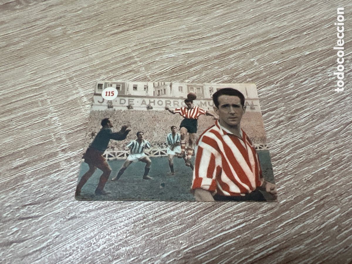 Figurine di Calcio: 1953 N&ordm; 115 IRIONDO ATH BILBAO FHER ESCENAS DEPORTIVAS SIN PEGAR