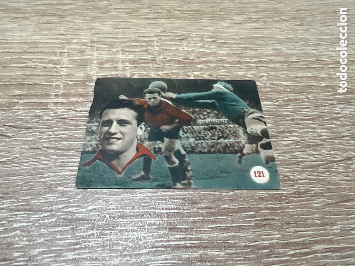 Cartes &agrave; collectionner de Football: 1953 N&ordm; 121 MARCET RCD ESPA&Ntilde;OL FHER ESCENAS DEPORTIVAS SIN PEGAR
