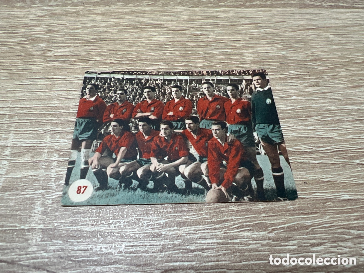 Cartes &agrave; collectionner de Football: 1953 N&ordm; 87 SELECCI&Oacute;N ESPA&Ntilde;OLA FHER ESCENAS DEPORTIVAS SIN PEGAR