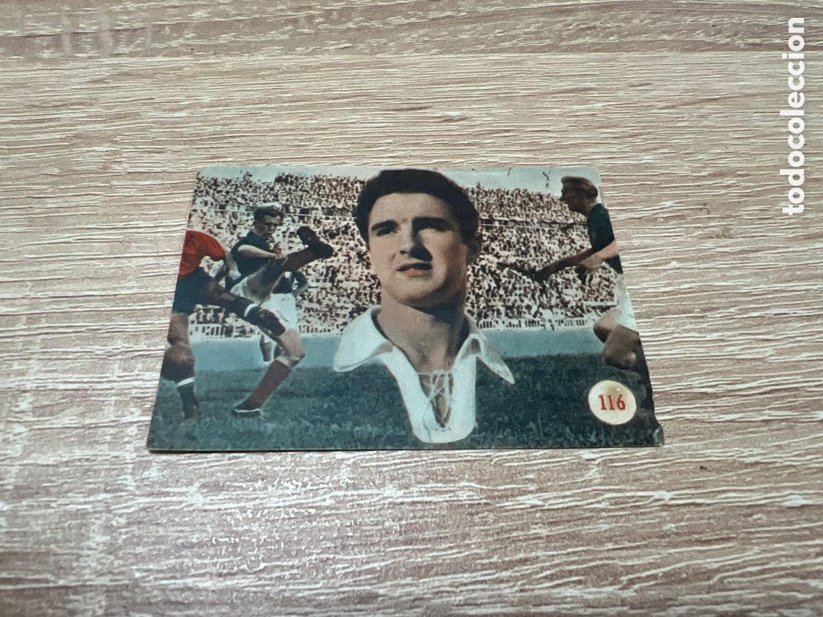 Cartes &agrave; collectionner de Football: 1953 N&ordm; 116 CAMPANAL SEVILLA CF FHER ESCENAS DEPORTIVAS SIN PEGAR