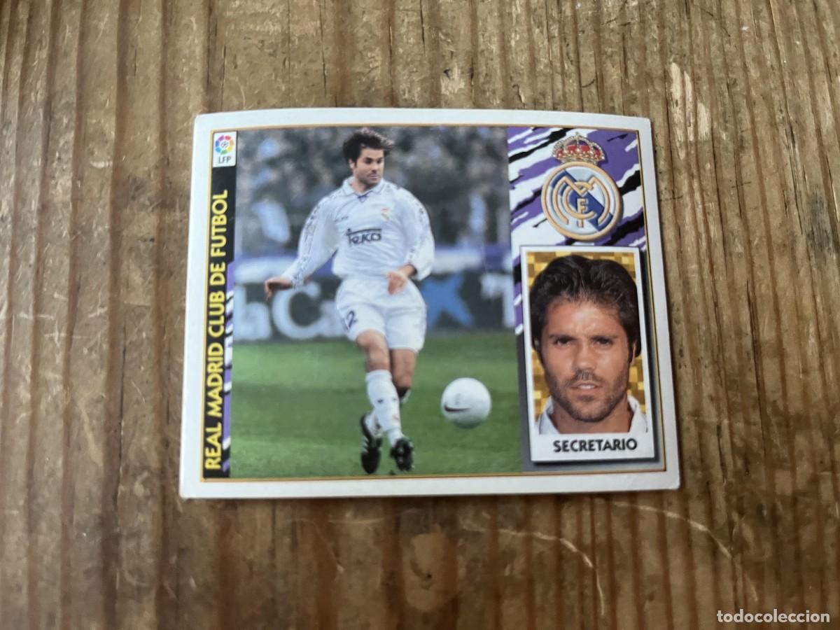 Cromos de f&uacute;tbol: CROMO SIN PEGAR NUNCA PEGADO ALBUM LIGA ESTE 97 98 1997 1998 REAL MADRID SECRETARIO